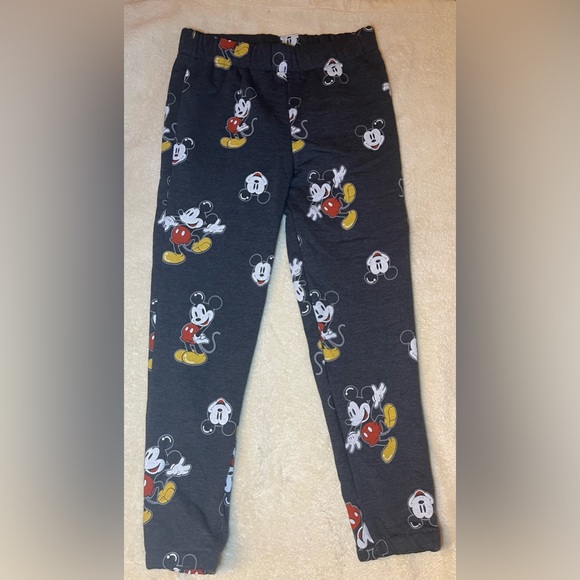Mickey fleece kids sweatpants size 7 - Picture 1 of 4